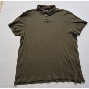Banana Republic  men's dark Green short sleeve polo shirt XXL 100% Cotton